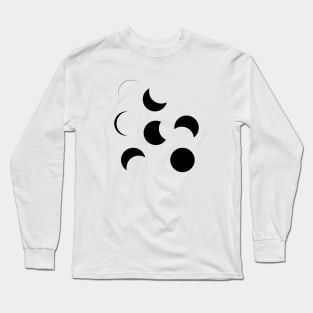 Moon Phases Long Sleeve T-Shirt